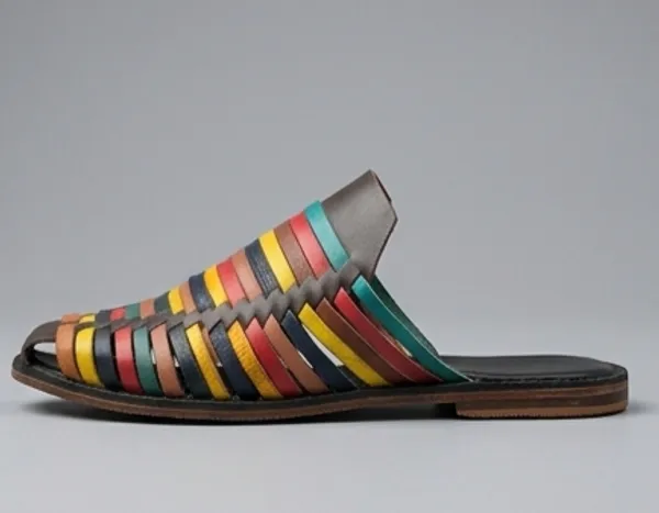 Multicolor_Woven_Flat_Sandals_for_Woman