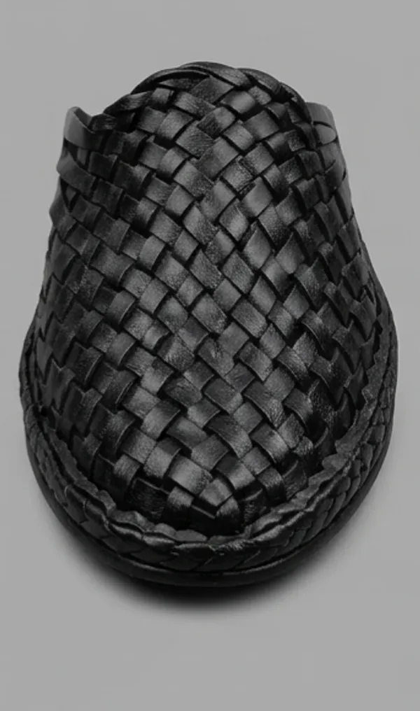 Black_Woven_Slip-On_Mule_Shoes_for_Men