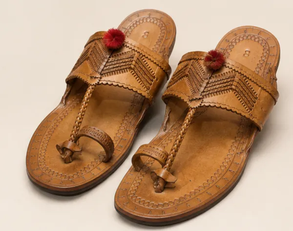 Brown_Embossed_Traditional_Sandals_for_Men