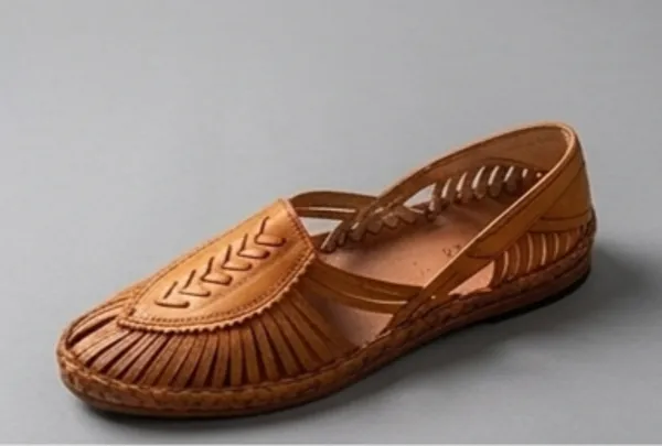 Tan_Woven_Kolhapuri_Sandals_for_Men