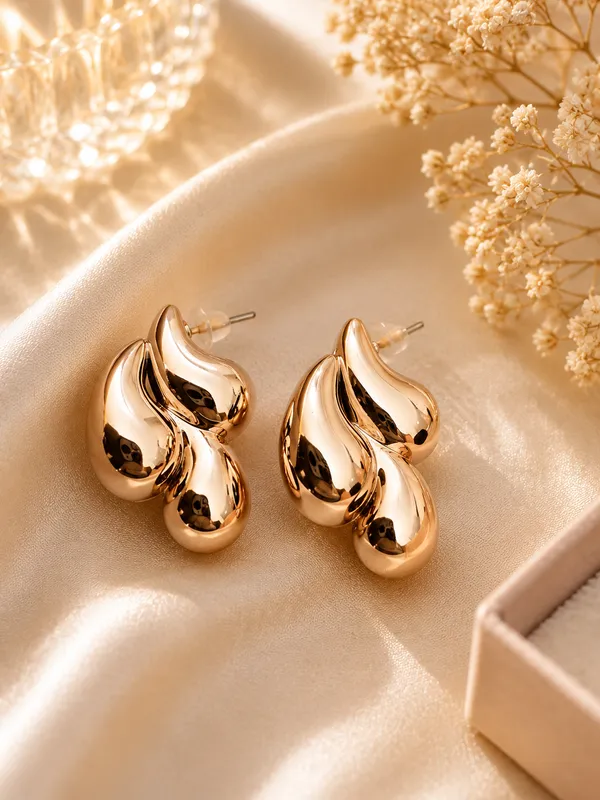 Gold_Alloy_Sculptural_Drop_Earrings_For_Women_Pack_Of_3