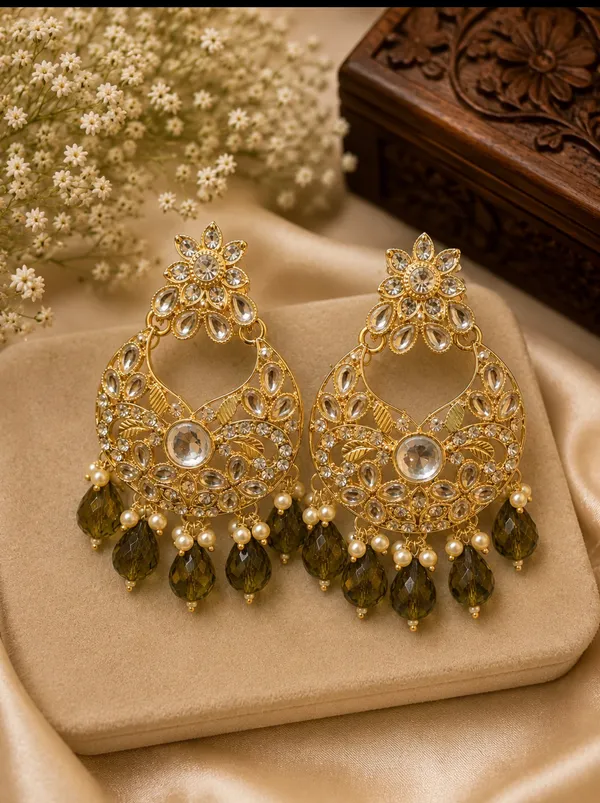 Gold_Alloy_Stone_Embellished_Chandelier_Earrings_For_Women_Pack_Of_2
