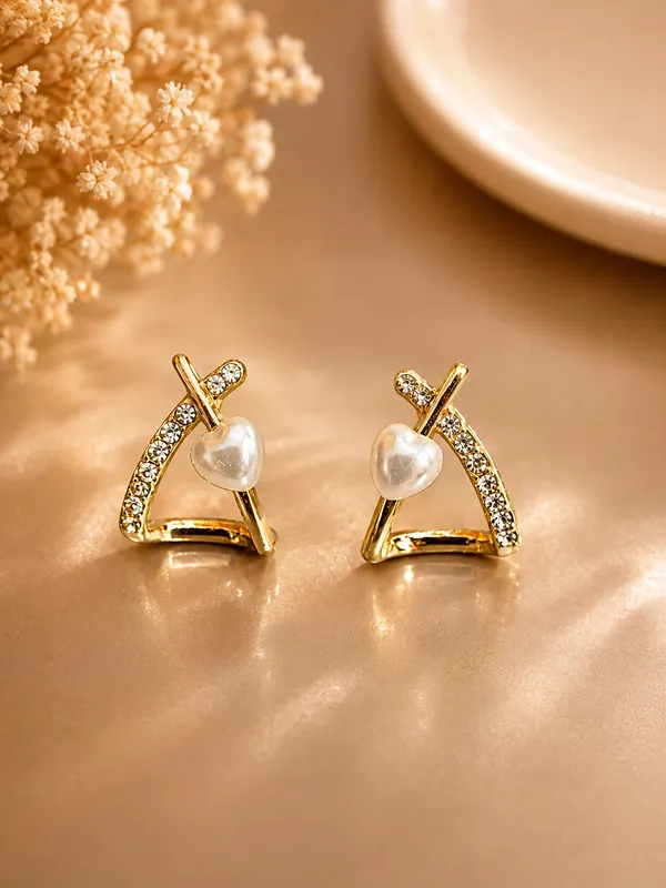 Gold_Alloy_Pearl_Heart_Stud_Earrings_For_Women_Pack_Of_4