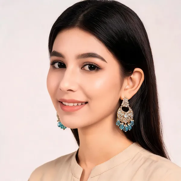 Gold_Alloy_Crystal_Blue_Bead_Chandelier_Earrings_For_Women_Pack_Of_2