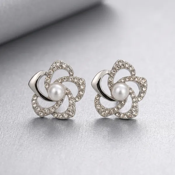 Gold_Steel_Crystal_Floral_Stud_Earrings_For_Women_Pack_Of_3