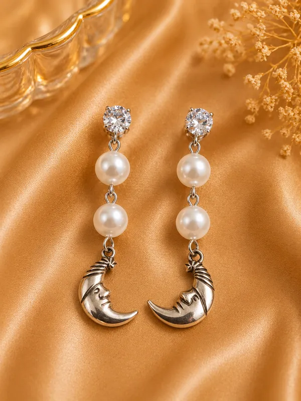 Silver_Plastic_Pearl_Crescent_Moon_Drop_Earrings_For_Women_Pack_Of_4