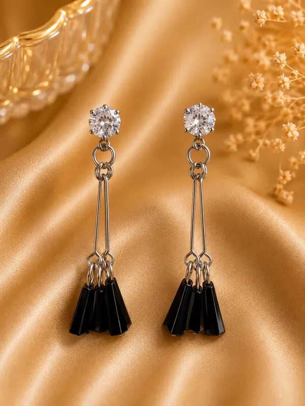 Black_Alloy_Crystal_Faceted_Drop_Earrings_For_Women_Pack_Of_3