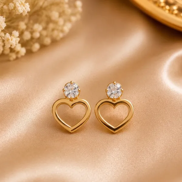 Gold_Tone_Open_Heart_Drop_Earrings_For_Women_Pack_Of_4