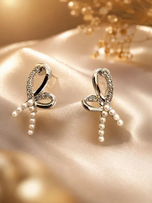 Silver_Alloy_Pearl_Loop_Drop_Earrings_For_Women_Pack_Of_4