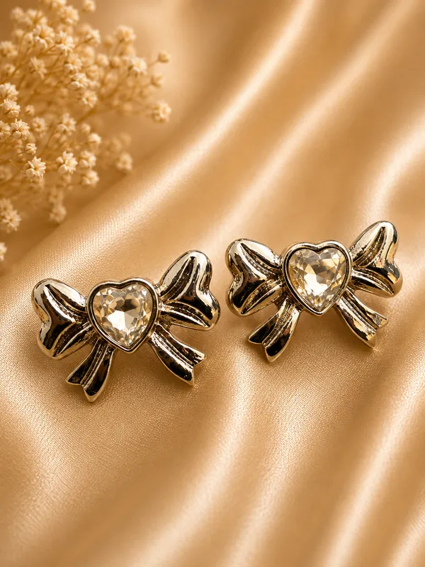 Gold_Alloy_Heart_Bow_Stud_Earrings_For_Women_Pack_Of_3