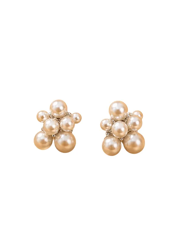 Champagne_Alloy_Pearl_Cluster_Stud_Earrings_For_Women_Pack_Of_3
