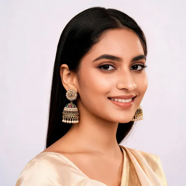 Gold_Alloy_Pearl_Embellished_Jhumka_Earrings_For_Women_Pack_Of_2