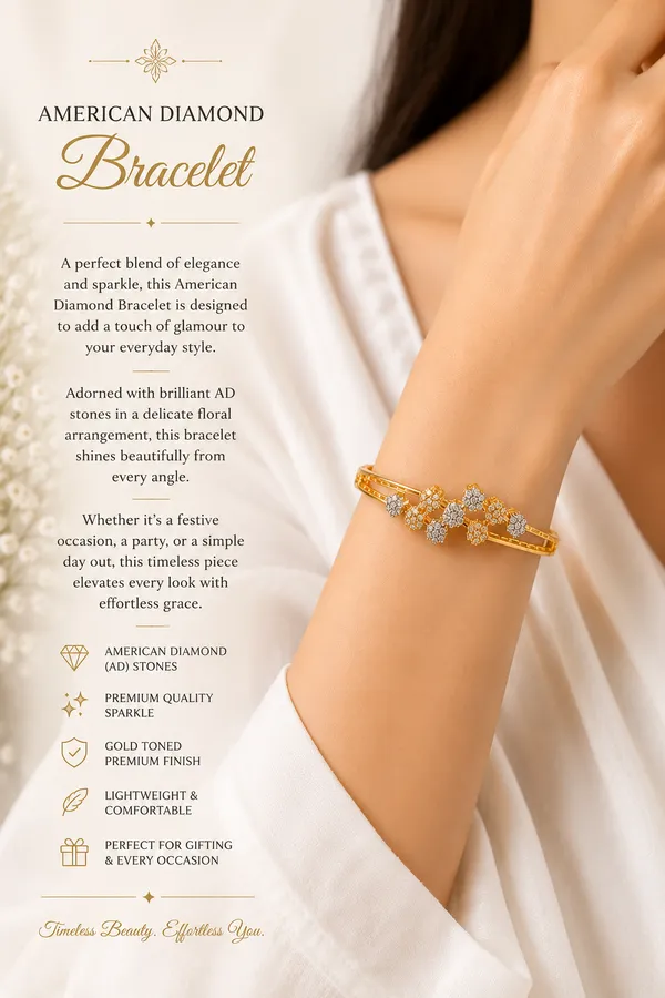American_Diamond_(AD)_Stones_Bracelet