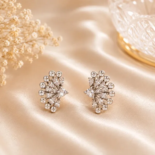 American_diamond__Studs