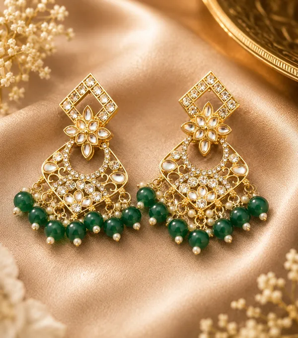 Green_Gold_Alloy_Floral_Chandbali_Earrings_For_Women_Pack_Of_2