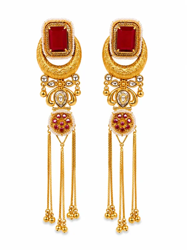Gold_Alloy_Traditional_Long_Drop_Earrings_For_Women