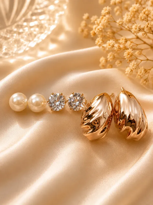 Gold_Tone_Steel_Pearl_Crystal_Hoop_Earrings_Set_For_Women_Pack_Of_2
