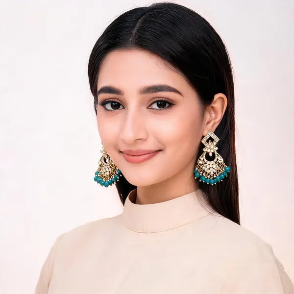 Gold_Alloy_Teal_Stone_Chandelier_Earrings_For_Women_Pack_Of_2