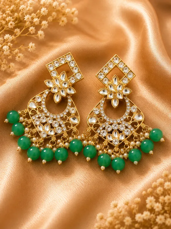 Gold_Alloy_Green_Bead_Chandbali_Earrings_For_Women_Pack_Of_2
