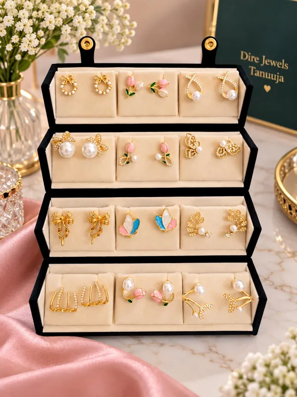 Gold_Alloy_Pearl_Accent_Earrings_Set_For_Women