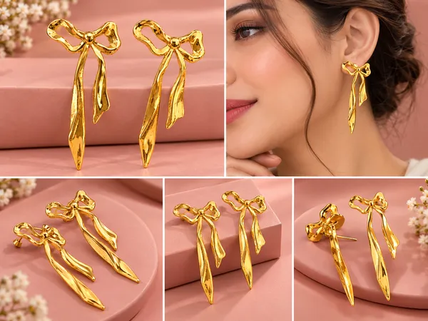 Golden_Bow_Drop_Earrings