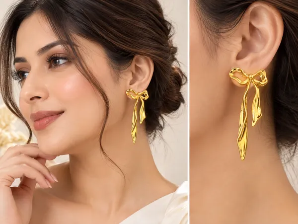 Golden_Bow_Drop_Earrings
