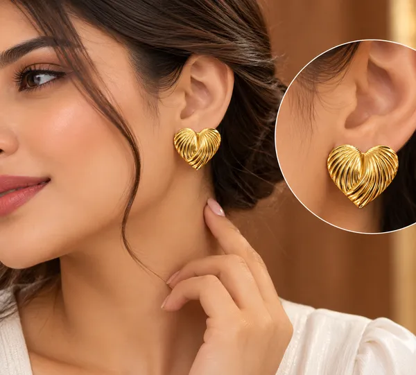 Golden_Heart_Statement_Earrings_