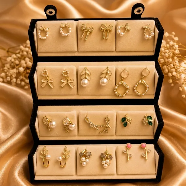 Gold_Alloy_Mixed_Design_Earrings_Set_For_Women