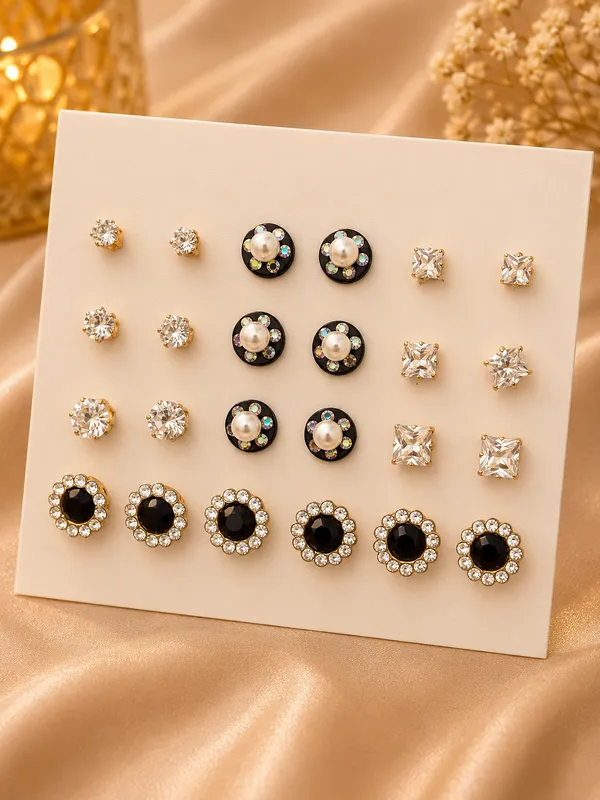 Gold_Alloy_Crystal_Pearl_Stud_Earrings_Set_For_Women_Pack_Of_2