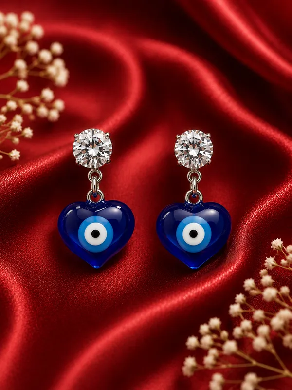 Blue_Plastic_Evil_Eye_Heart_Drop_Earrings_For_Women_Pack_Of_3