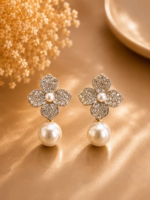 Gold_Alloy_Crystal_Floral_Pearl_Drop_Earrings_For_Women_Pack_Of_3