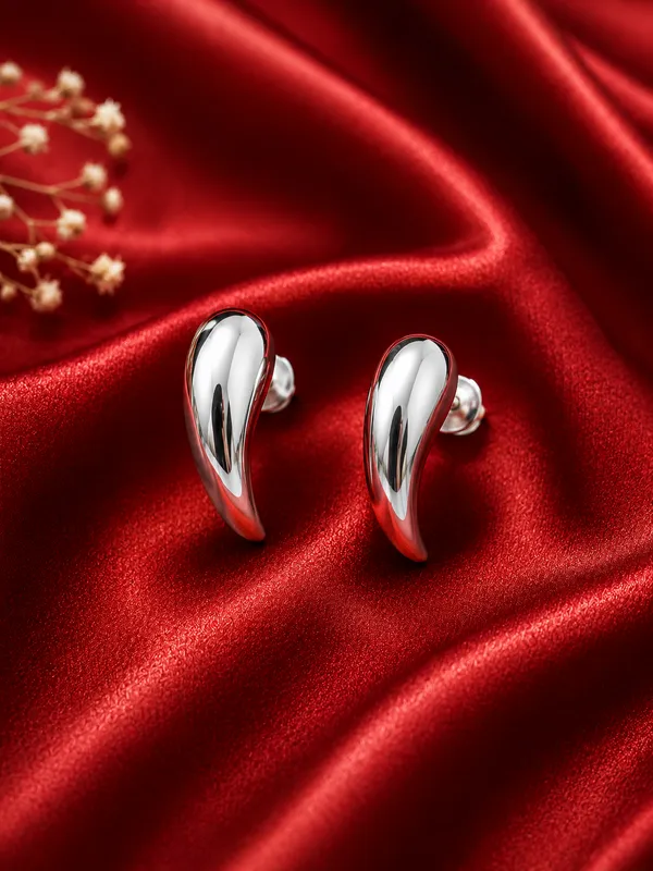 Silver_Alloy_Curved_Drop_Earrings_For_Women_Pack_Of_3