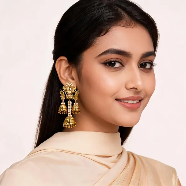 Gold_Alloy_Pearl_Stone_Embellished_Jhumka_Earrings_For_Women