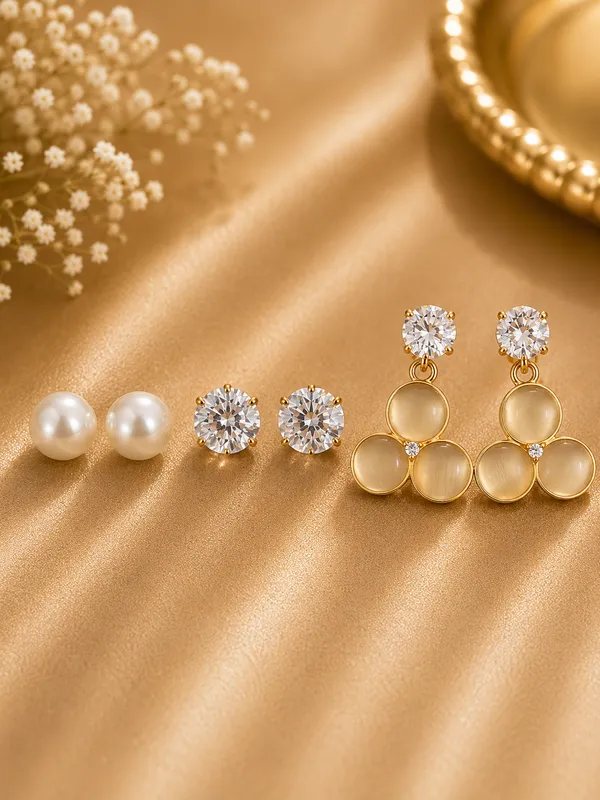 Gold_Alloy_Pearl_Crystal_Three_Pair_Earrings_Set_For_Women_Pack_Of_3