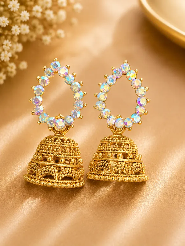 Gold_Alloy_Crystal_Hoop_Jhumka_Earrings_For_Women_Pack_Of_2