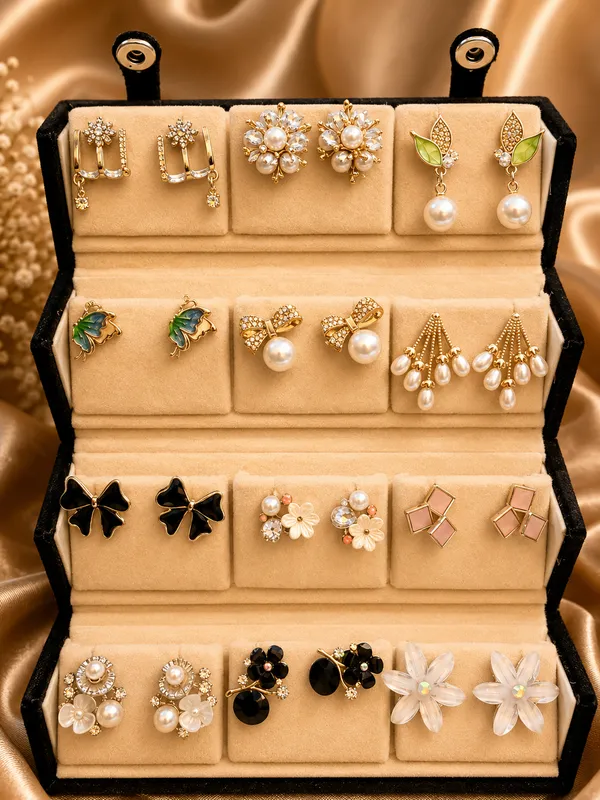 Gold_Alloy_Assorted_Statement_Earrings_Set_For_Women