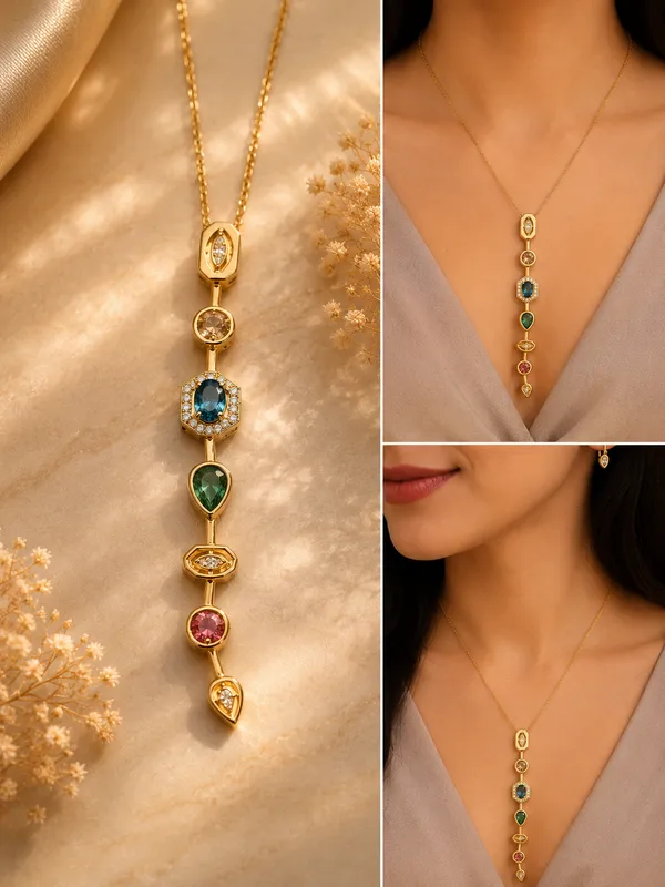 Multicolor_Anti_Tarnish_Geometric_Pendant_Necklace_For_Women