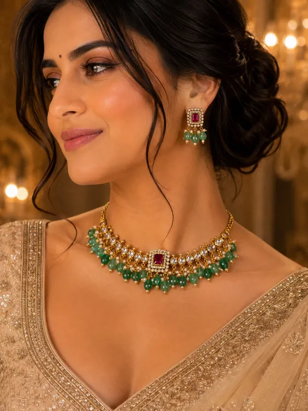 Gold_Alloy_Kundan_Red_Stone_Necklace_Set_For_Women