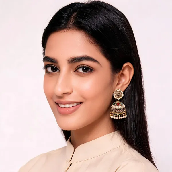 Gold_Tone_Alloy_Pearl_Stone_Jhumka_Earrings_For_Women_Pack_Of_2