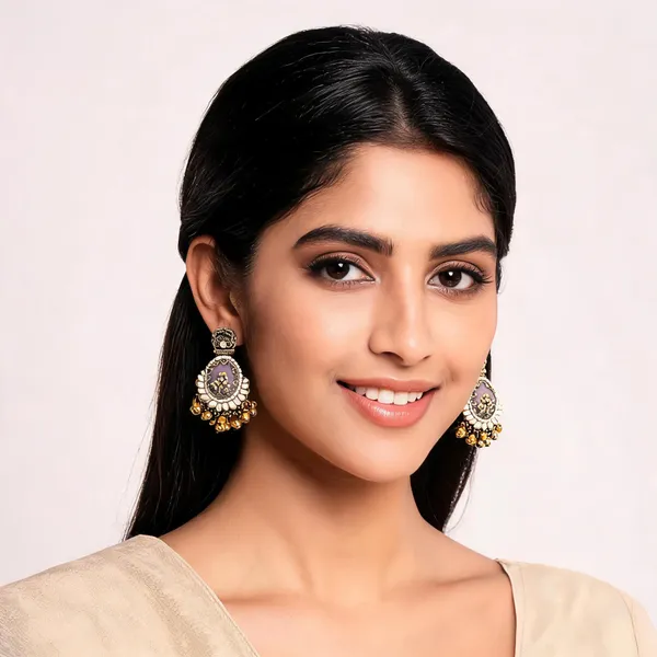Antique_Gold_Steel_Floral_Chandbali_Earrings_For_Women_Pack_Of_2
