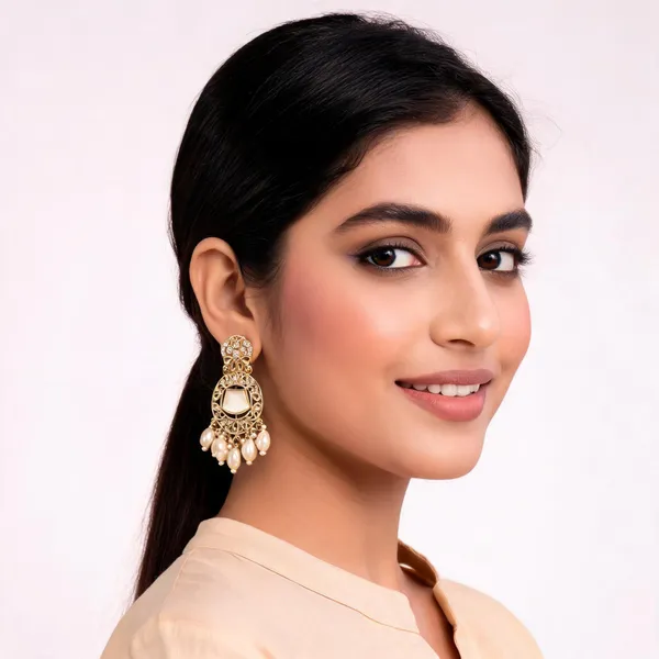 Gold_Alloy_Filigree_Pearl_Drop_Earrings_For_Women_Pack_Of_2