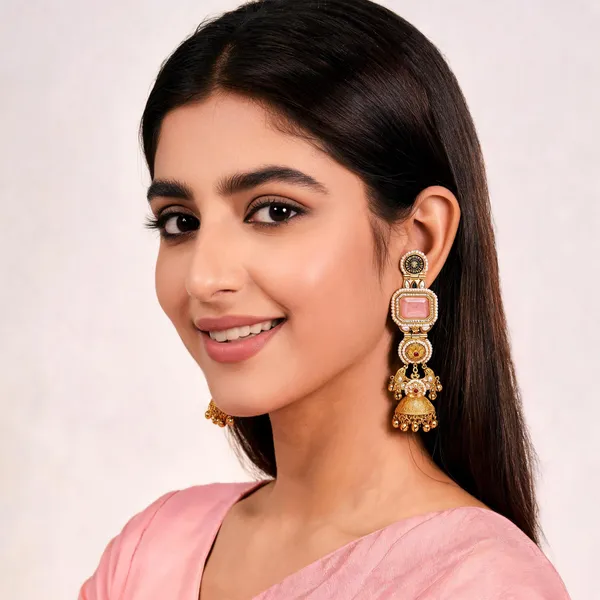 Gold_Tone_Kundan_Jhumka_Earrings_For_Women