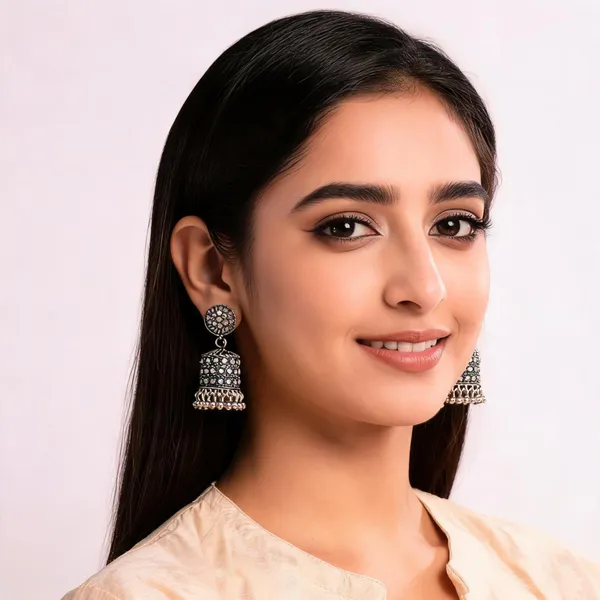 Silver_Tone_Embellished_Jhumka_Earrings_For_Women_Pack_Of_2