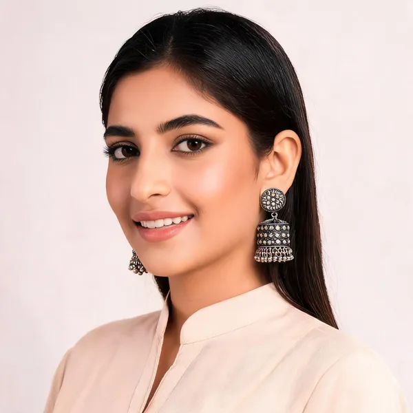 Silver_Tone_Embellished_Jhumka_Earrings_For_Women_Pack_Of_2