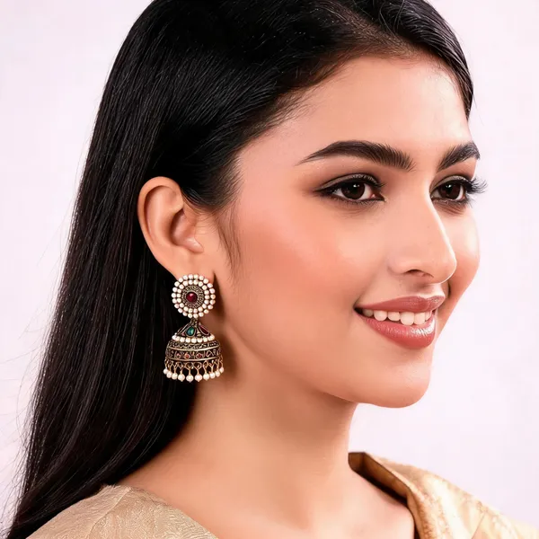Gold_Alloy_Pearl_Stone_Jhumka_Earrings_For_Women_Pack_Of_2