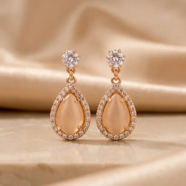 Gold_Pearl_Crystal_Teardrop_Drop_Earrings_For_Women_Pack_Of_3