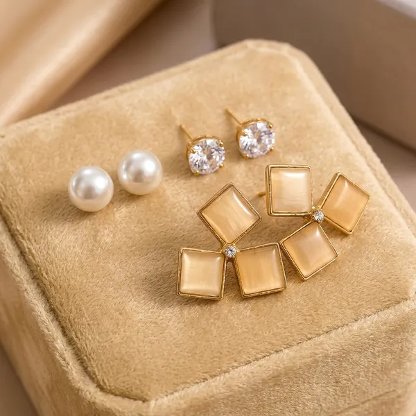 Gold_Alloy_Geometric_Pearl_Crystal_Stud_Earrings_Set_For_Women_Pack_Of_3