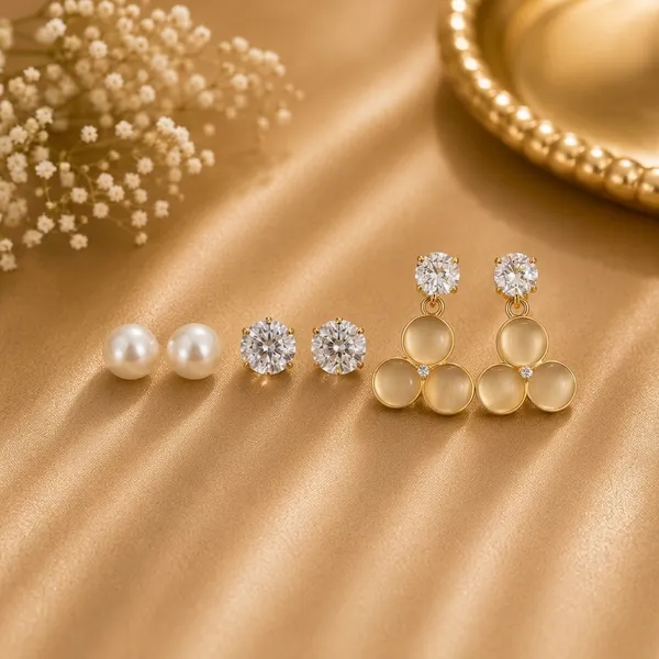 Gold_Alloy_Pearl_Crystal_Three_Pair_Earrings_Set_For_Women_Pack_Of_3