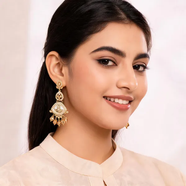 Gold_Alloy_Multi_Tiered_Ornate_Drop_Earrings_For_Women