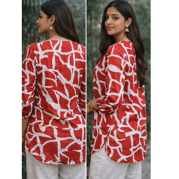 Red_Printed_Relaxed_Fit_Kurta_for_Women